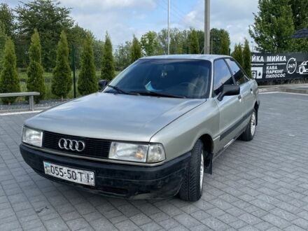 Ауди 80 1987 в Кременце на Automoto.ua Серый Ауди 80, объемом двигателя 1.8 л и пробегом 346 тыс. км за 1300 $, фото 1 на Automoto.ua