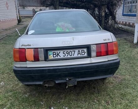 Серый Ауди 80, объемом двигателя 1.8 л и пробегом 279 тыс. км за 800 $, фото 1 на Automoto.ua