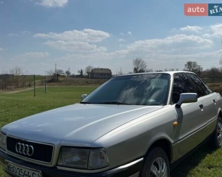 Серый Ауди 80, объемом двигателя 1.8 л и пробегом 280 тыс. км за 1350 $, фото 1 на Automoto.ua