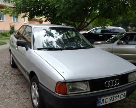 Серый Ауди 80, объемом двигателя 1.8 л и пробегом 600 тыс. км за 1600 $, фото 1 на Automoto.ua