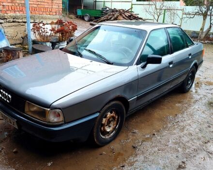 Серый Ауди 80, объемом двигателя 1.8 л и пробегом 300 тыс. км за 1200 $, фото 1 на Automoto.ua