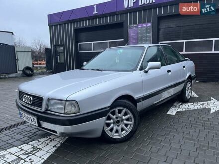 Серый Ауди 80, объемом двигателя 2 л и пробегом 198 тыс. км за 2250 $, фото 1 на Automoto.ua
