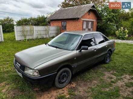 Ауди 80 1989 в Черткове на Automoto.ua Серый Ауди 80, объемом двигателя 1.8 л и пробегом 335 тыс. км за 1300 $, фото 1 на Automoto.ua