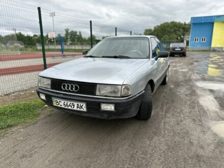 Ауді 80 1989 у Любомль на Automoto.ua Сірий Ауді 80, об'ємом двигуна 1.8 л та пробігом 200 тис. км за 850 $, фото 1 на Automoto.ua