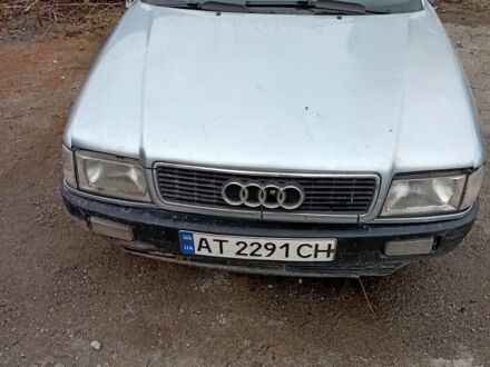 Серый Ауди 80, объемом двигателя 1.8 л и пробегом 280 тыс. км за 650 $, фото 1 на Automoto.ua