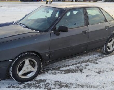 Серый Ауди 80, объемом двигателя 2 л и пробегом 385 тыс. км за 1850 $, фото 1 на Automoto.ua