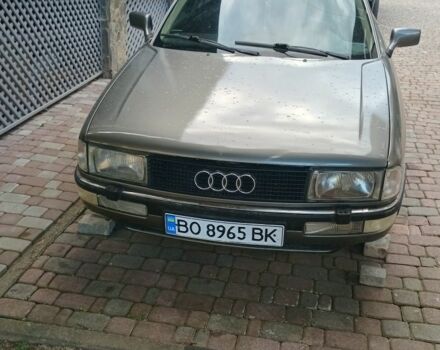 Серый Ауди 80, объемом двигателя 2 л и пробегом 200 тыс. км за 1700 $, фото 1 на Automoto.ua