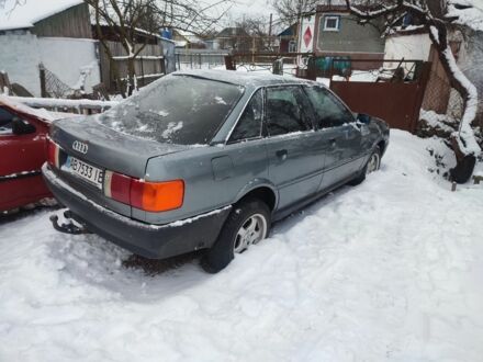 Сірий Ауді 80, об'ємом двигуна 2 л та пробігом 200 тис. км за 750 $, фото 1 на Automoto.ua