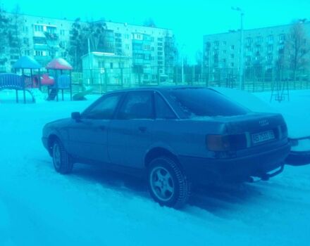 Серый Ауди 80, объемом двигателя 2 л и пробегом 80 тыс. км за 1000 $, фото 1 на Automoto.ua