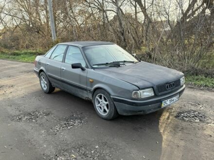 Серый Ауди 80, объемом двигателя 1.9 л и пробегом 200 тыс. км за 1350 $, фото 1 на Automoto.ua