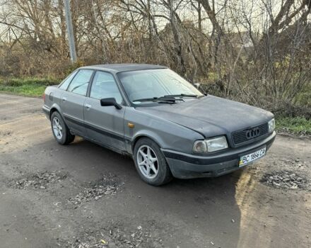 Серый Ауди 80, объемом двигателя 1.9 л и пробегом 200 тыс. км за 1350 $, фото 1 на Automoto.ua