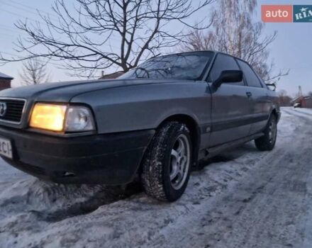 Серый Ауди 80, объемом двигателя 1.78 л и пробегом 247 тыс. км за 2500 $, фото 1 на Automoto.ua