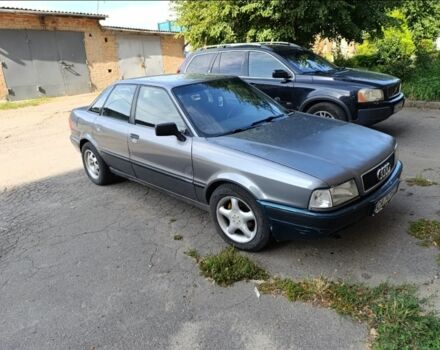 Серый Ауди 80, объемом двигателя 2.3 л и пробегом 450 тыс. км за 1350 $, фото 1 на Automoto.ua
