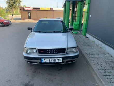 Ауді 80 1993 у Василькове на Automoto.ua Сірий Ауді 80, об'ємом двигуна 2.3 л та пробігом 516 тис. км за 3150 $, фото 1 на Automoto.ua