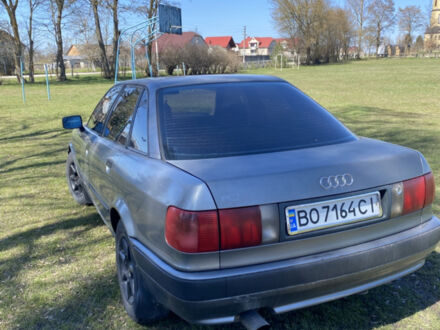 Серый Ауди 80, объемом двигателя 2 л и пробегом 479 тыс. км за 2400 $, фото 1 на Automoto.ua