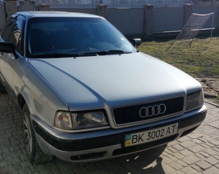 Серый Ауди 80, объемом двигателя 2 л и пробегом 242 тыс. км за 2400 $, фото 1 на Automoto.ua