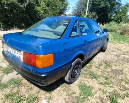 Синий Ауди 80, объемом двигателя 1.8 л и пробегом 177 тыс. км за 750 $, фото 6 на Automoto.ua