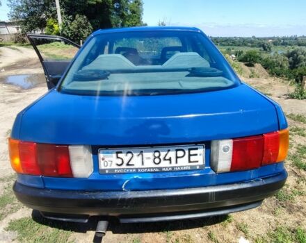 Синий Ауди 80, объемом двигателя 1.8 л и пробегом 177 тыс. км за 750 $, фото 3 на Automoto.ua