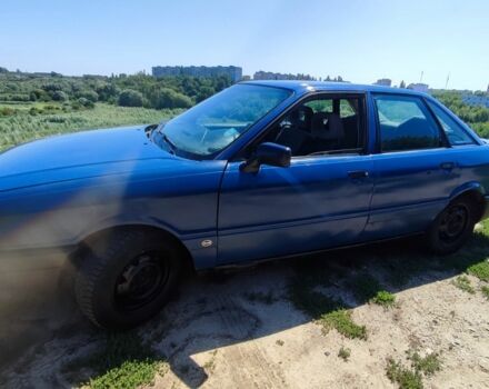 Синий Ауди 80, объемом двигателя 1.8 л и пробегом 177 тыс. км за 750 $, фото 1 на Automoto.ua