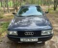 Синий Ауди 80, объемом двигателя 1.8 л и пробегом 350 тыс. км за 1000 $, фото 1 на Automoto.ua