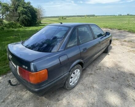 Синий Ауди 80, объемом двигателя 1.8 л и пробегом 30 тыс. км за 1400 $, фото 5 на Automoto.ua