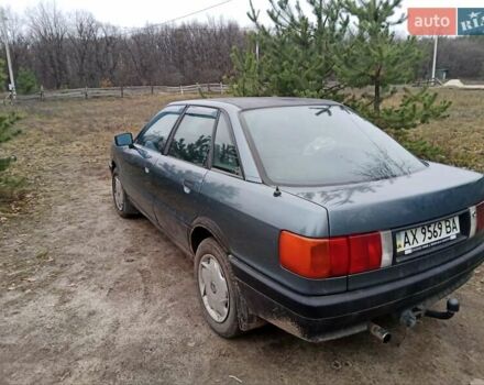 Синий Ауди 80, объемом двигателя 1.8 л и пробегом 435 тыс. км за 1660 $, фото 1 на Automoto.ua