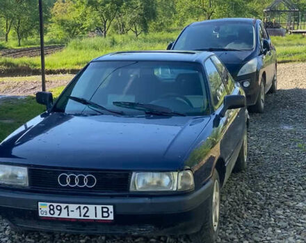 Синий Ауди 80, объемом двигателя 1.8 л и пробегом 200 тыс. км за 1800 $, фото 2 на Automoto.ua
