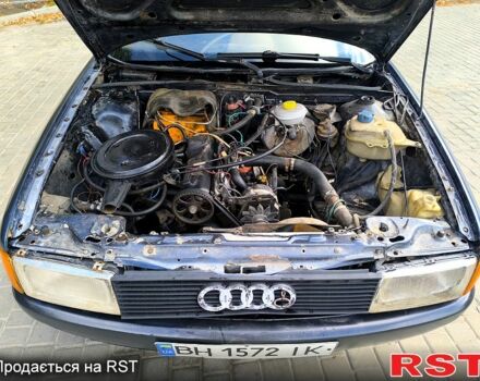Синий Ауди 80, объемом двигателя 1.8 л и пробегом 250 тыс. км за 1200 $, фото 3 на Automoto.ua