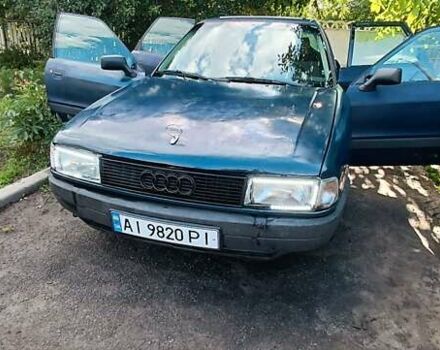 Синий Ауди 80, объемом двигателя 1.8 л и пробегом 308 тыс. км за 1400 $, фото 5 на Automoto.ua