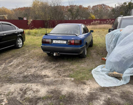 Синий Ауди 80, объемом двигателя 1.8 л и пробегом 300 тыс. км за 1100 $, фото 2 на Automoto.ua