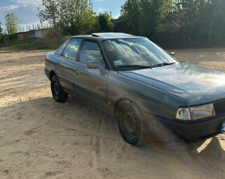 Синий Ауди 80, объемом двигателя 1.6 л и пробегом 340 тыс. км за 2000 $, фото 2 на Automoto.ua