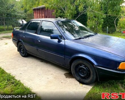 Синій Ауді 80, об'ємом двигуна 1.8 л та пробігом 400 тис. км за 1100 $, фото 1 на Automoto.ua