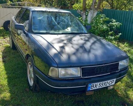 Синий Ауди 80, объемом двигателя 1.78 л и пробегом 317 тыс. км за 1500 $, фото 3 на Automoto.ua