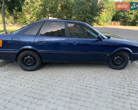 Синий Ауди 80, объемом двигателя 1.8 л и пробегом 227 тыс. км за 1200 $, фото 6 на Automoto.ua