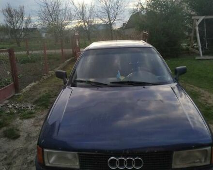 Синій Ауді 80, об'ємом двигуна 1.8 л та пробігом 200 тис. км за 1200 $, фото 1 на Automoto.ua