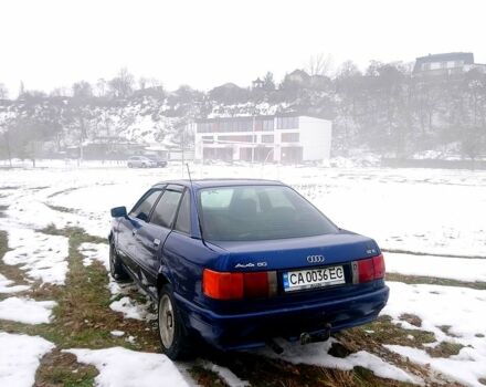 Синий Ауди 80, объемом двигателя 1.8 л и пробегом 230 тыс. км за 1800 $, фото 5 на Automoto.ua