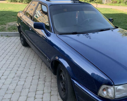 Синий Ауди 80, объемом двигателя 1.8 л и пробегом 227 тыс. км за 1200 $, фото 1 на Automoto.ua