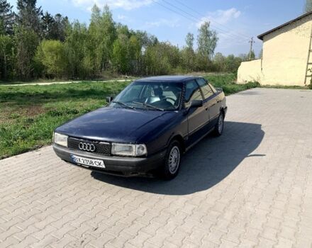 Синій Ауді 80, об'ємом двигуна 1.8 л та пробігом 200 тис. км за 850 $, фото 1 на Automoto.ua