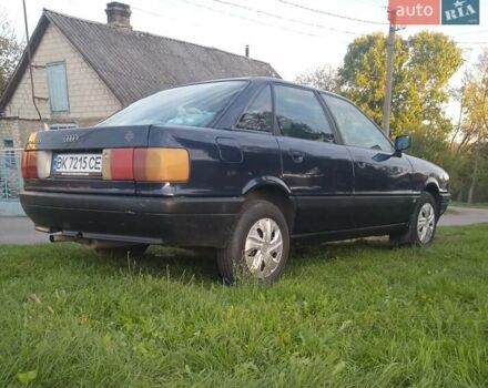 Синий Ауди 80, объемом двигателя 1.8 л и пробегом 476 тыс. км за 1550 $, фото 13 на Automoto.ua