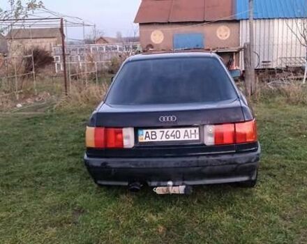 Синий Ауди 80, объемом двигателя 1.8 л и пробегом 326 тыс. км за 1500 $, фото 2 на Automoto.ua