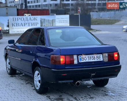Синий Ауди 80, объемом двигателя 1.78 л и пробегом 256 тыс. км за 1250 $, фото 16 на Automoto.ua