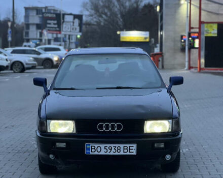 Синий Ауди 80, объемом двигателя 1.78 л и пробегом 256 тыс. км за 1250 $, фото 3 на Automoto.ua