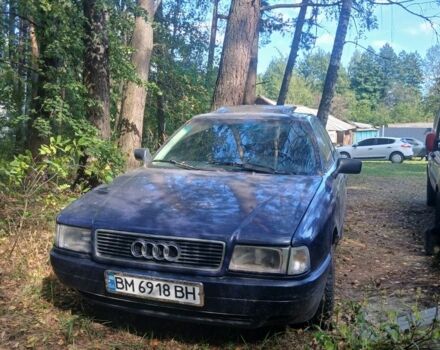 Синий Ауди 80, объемом двигателя 1.8 л и пробегом 10 тыс. км за 1000 $, фото 2 на Automoto.ua
