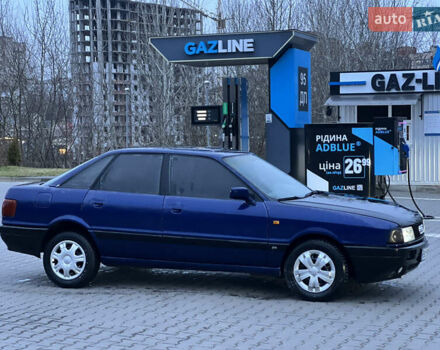 Синий Ауди 80, объемом двигателя 1.78 л и пробегом 256 тыс. км за 1250 $, фото 4 на Automoto.ua