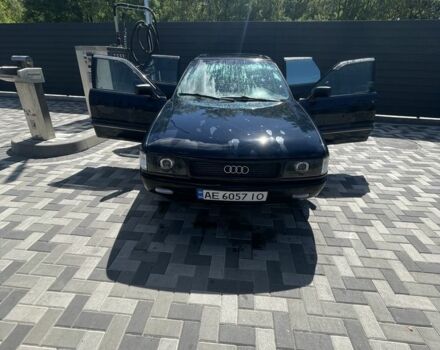 Синий Ауди 80, объемом двигателя 2 л и пробегом 340 тыс. км за 1600 $, фото 1 на Automoto.ua