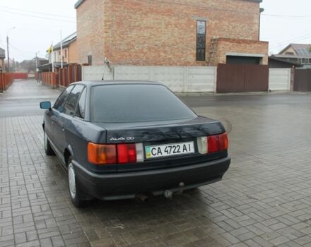 Синий Ауди 80, объемом двигателя 1.8 л и пробегом 200 тыс. км за 1900 $, фото 3 на Automoto.ua