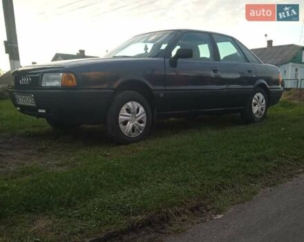 Синий Ауди 80, объемом двигателя 1.8 л и пробегом 476 тыс. км за 1550 $, фото 17 на Automoto.ua