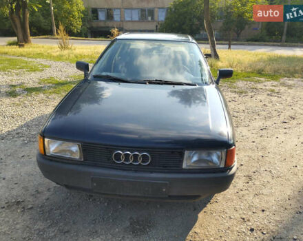 Синий Ауди 80, объемом двигателя 1.6 л и пробегом 258 тыс. км за 1600 $, фото 6 на Automoto.ua