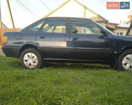 Синий Ауди 80, объемом двигателя 1.8 л и пробегом 476 тыс. км за 1550 $, фото 15 на Automoto.ua