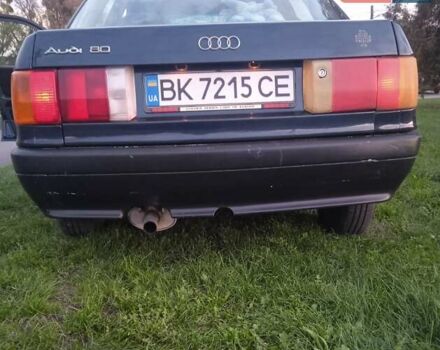 Синий Ауди 80, объемом двигателя 1.8 л и пробегом 476 тыс. км за 1550 $, фото 1 на Automoto.ua
